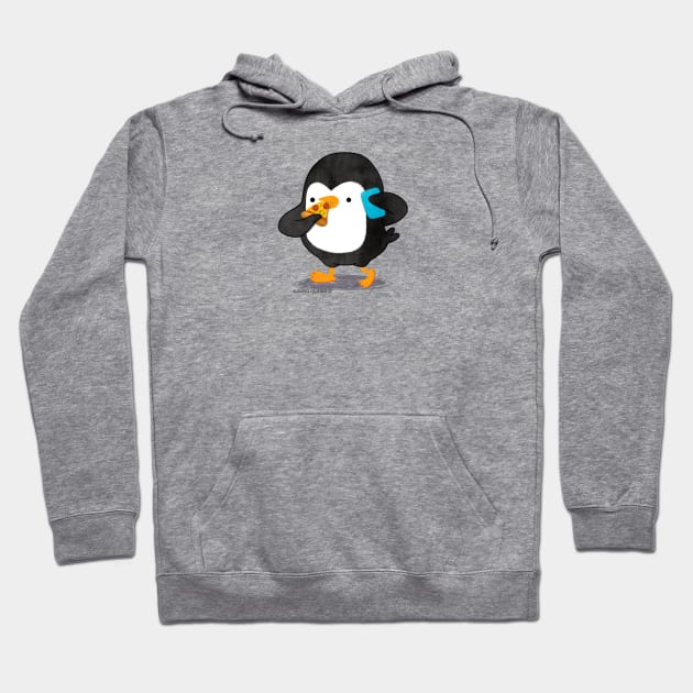 Busy Penguin Hoodie by thepenguinsfamily